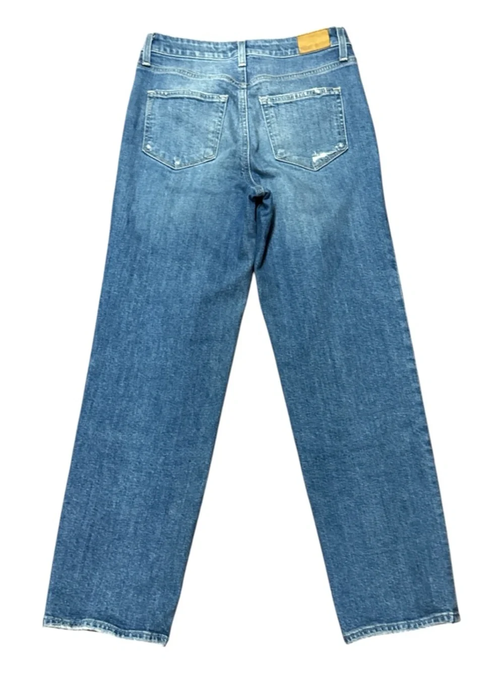 PAIGE Sarah Straight Ankle Mid Wash Jeans Organic Cotton Sz 27 EUC - Picture 9 of 15
